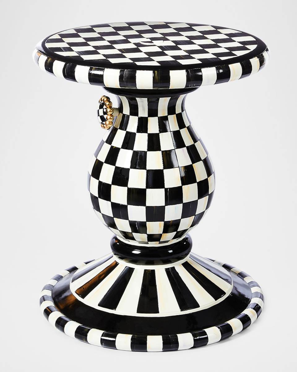 Outdoor Courtly Umbrella Stand Side Table